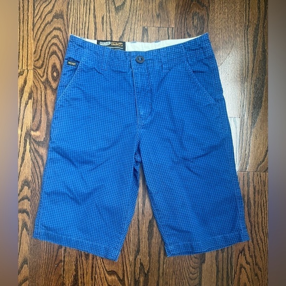 Volcom boys chino shorts Sz. 12 blue - Picture 1 of 5